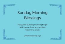 Sunday Morning Blessings Sunday Morning Blessings